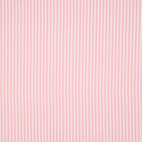 Tissu Bord Cote Rayure 3mm Rose