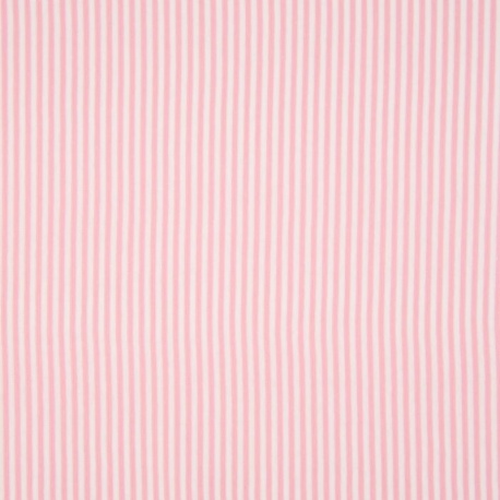 Tissu Bord Cote Rayure 3mm Rose