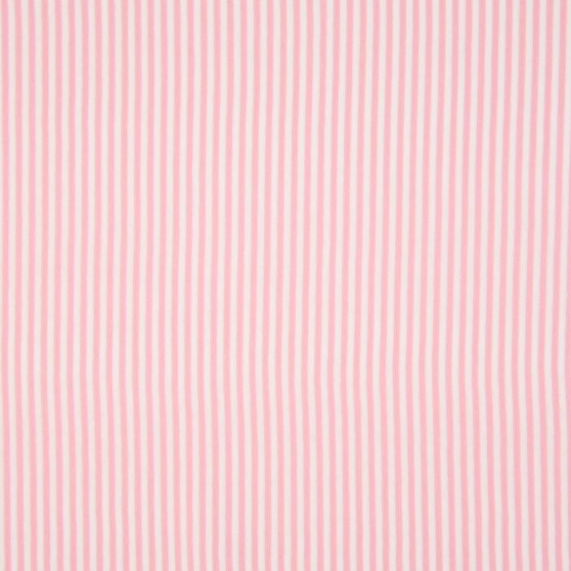 Tissu Bord Cote Rayure 3mm Rose