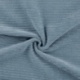 Tissu Jersey Aspect Velours Côtelé Bleu