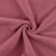 Tissu Jersey Aspect Velours Côtelé Rose