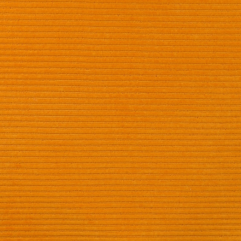 Tissu Jersey Aspect Velours Côtelé Ocre