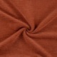 Tissu Jersey Aspect Velours Côtelé Brique