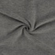 Tissu Jersey Aspect Velours Côtelé Gris