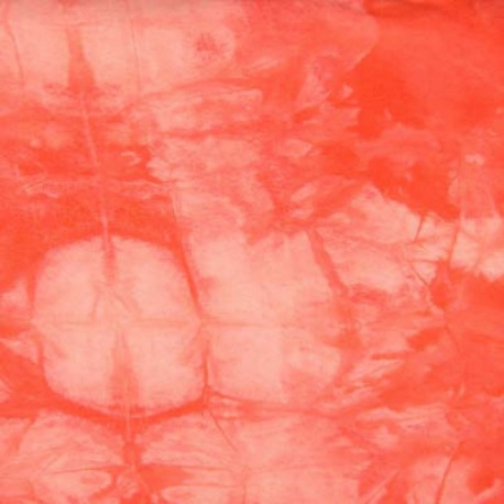 Tissu Sweat Tie&Dye Coral 