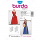 Patron Burda Style 7468 Historique Robe Bonnet Moyen Age 36/54