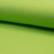 Tissu Bord Côte Coton Gratté Bio Uni Lime