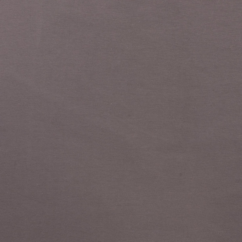 Tissu Sweat Coton Bio Uni Taupe Gris
