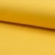 Tissu Bord Côte Coton Gratté Bio Uni Jaune