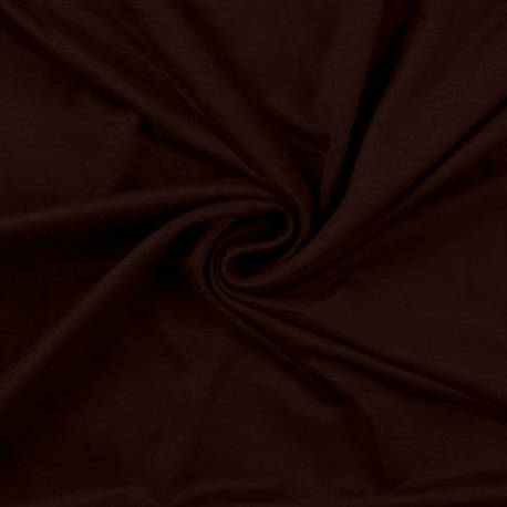 Tissu Jersey Luxe Uni Marron