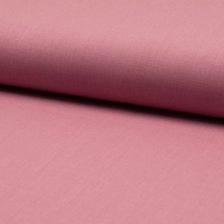 Tissu Coton Uni Vieux Rose