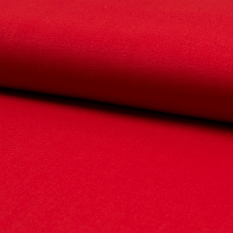 Tissu Coton Uni Rouge 