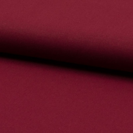 Tissu Coton Uni Bordeaux 