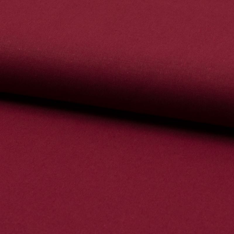 Tissu Coton Uni Bordeaux 