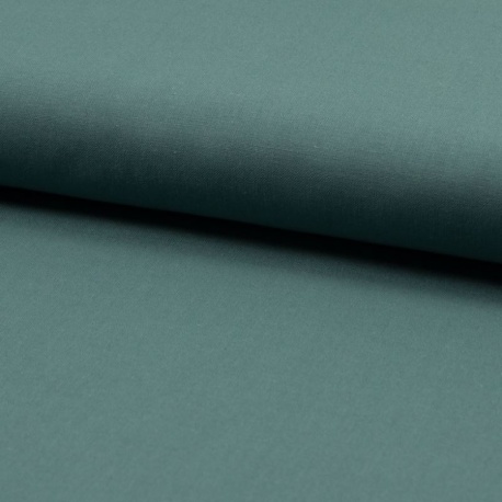 Tissu Coton Uni Vert 