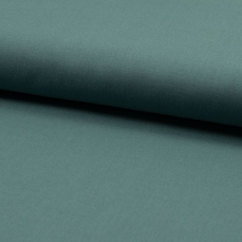 Tissu Coton Uni Vert 
