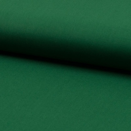 Tissu Coton Uni Vert Bouteille