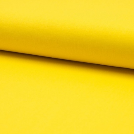 Tissu Coton Uni Jaune 