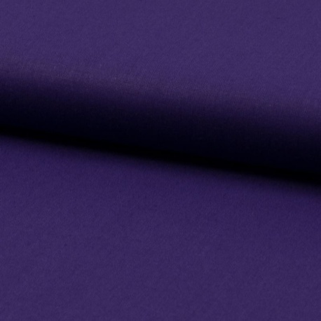 Tissu Popeline Unie Violet