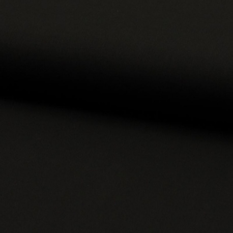 Tissu Popeline Unie Noir 