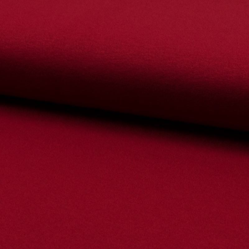 Tissu Toile Tricot Viscose Unie Bordeaux 