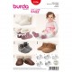 Patron Burda Kids 9396 Chaussons pour Bébé