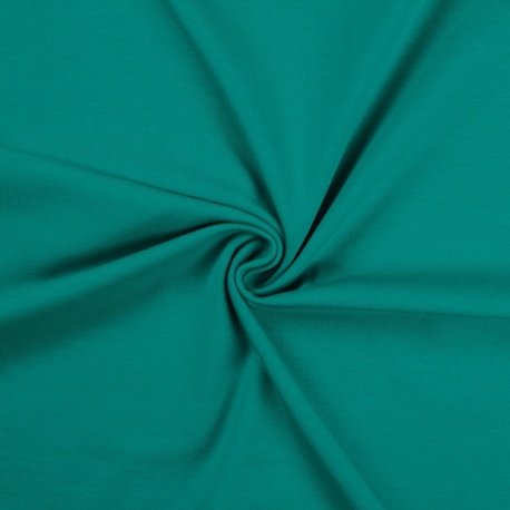 Tissu Jersey Vert Emeraude