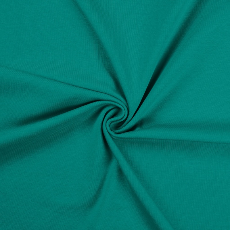 Tissu Jersey Vert Emeraude