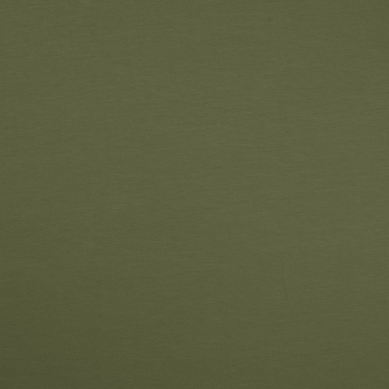 Tissu Jersey Tubulaire Vert Olive – Coupon Neuf, Pour Vêtement, Uni