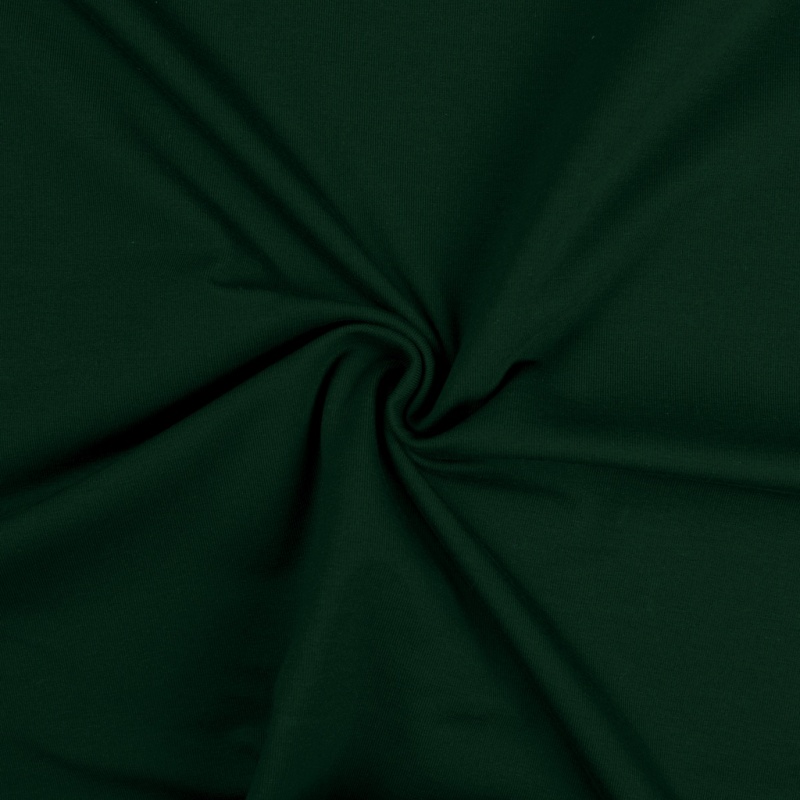 Tissu Jersey Vert Bouteille