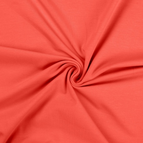 Tissu Jersey Pêche