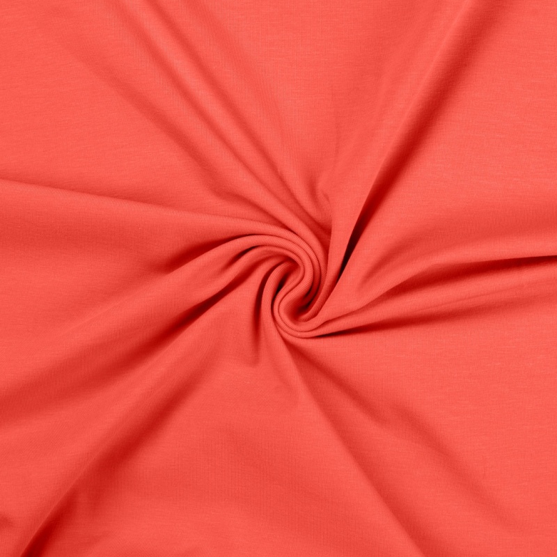 Tissu Jersey Pêche