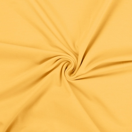 Tissu Jersey Jaune Clair