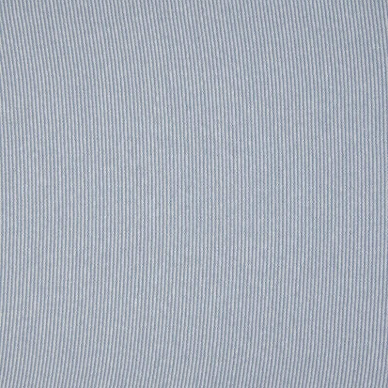 Tissu Bord Cote Rayure 2mm Bleu Blanc 
