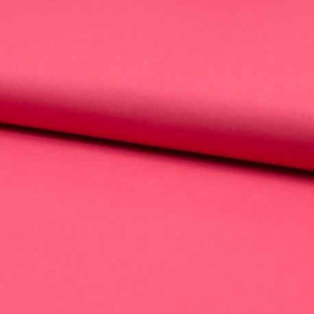 Tissu Coton Léger Extensible Uni Corail 