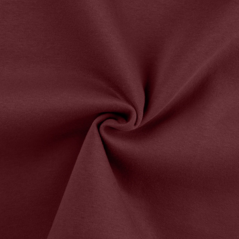 Tissu Jogging Lourd Bordeaux