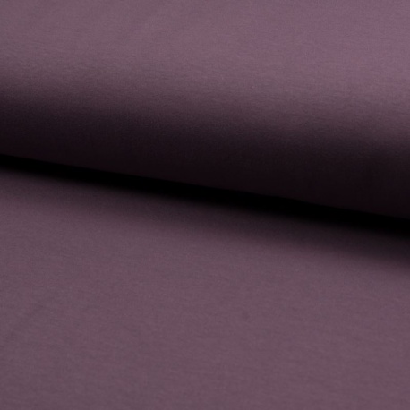 Tissu Jersey Lourd Interlock Mauve