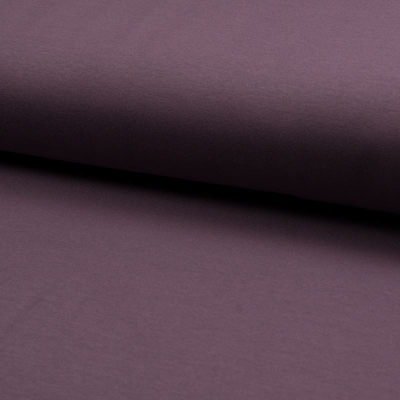 Tissu Jersey Lourd Interlock Mauve