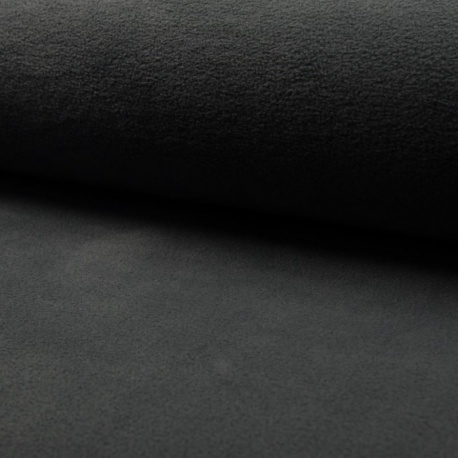 Tissu Polaire Anthracite Chiné