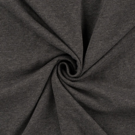 Tissu Jersey Coton Gris