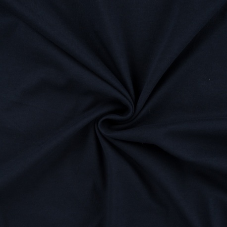 Tissu Jersey Coton Navy