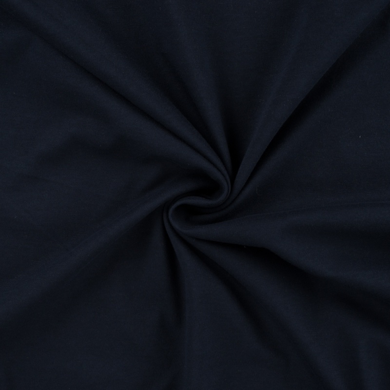 Tissu Jersey Coton Navy