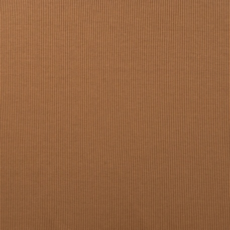 Tissu Jersey Côtelé Florida Caramel