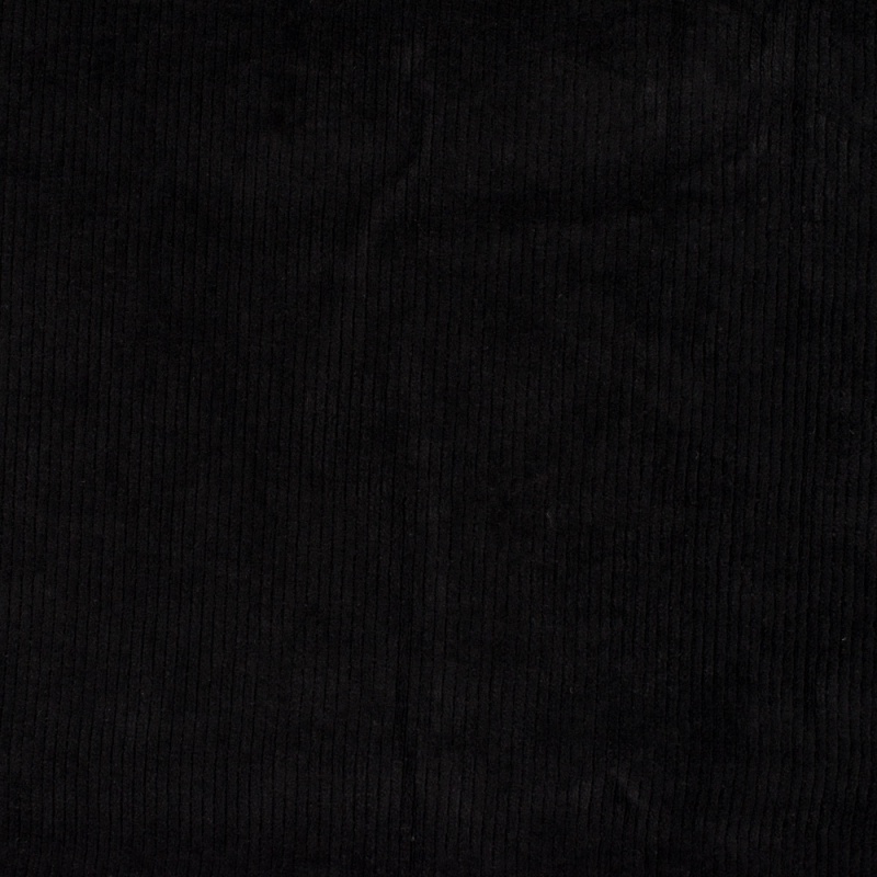 Tissu Jersey Velours Florida Noir
