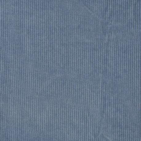 Tissu Jersey Velours Florida Bleu 