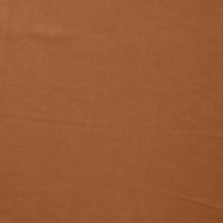 Tissu Lin Emilio Caramel 
