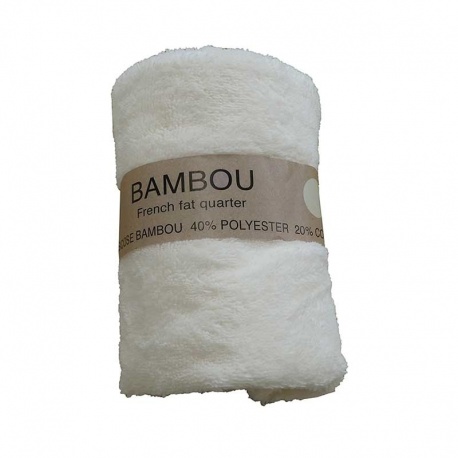 Coupon Eponge Bambou Ecru 50x70 cm