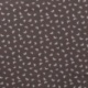 Tissu Jersey Coton Butterflies Marron Glacé