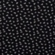 Tissu Jersey Coton Butterflies Noir 