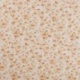 Tissu Jersey Coton Flowers Ocre 